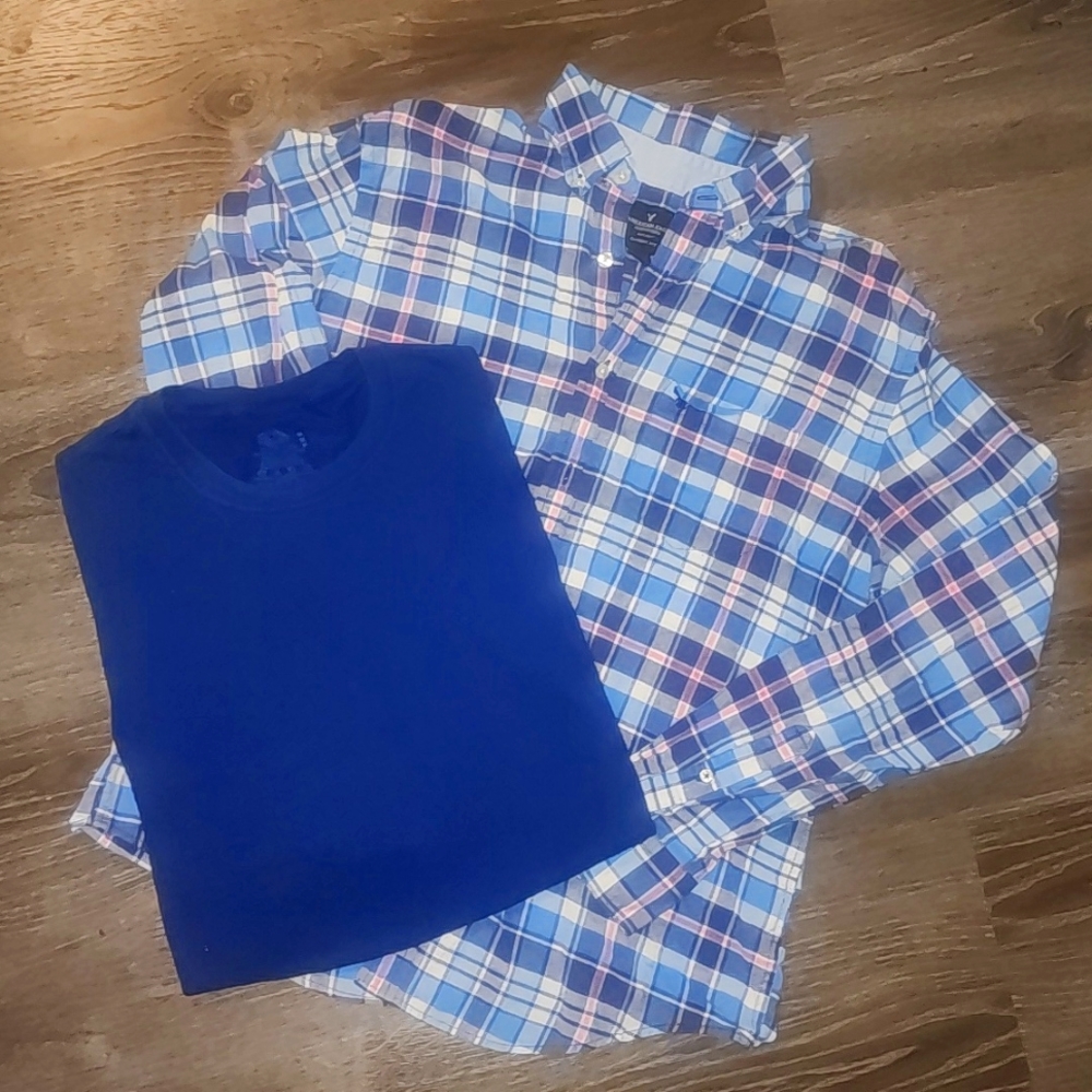 Mens 2pc shirt bundle sz M